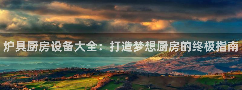 尊龙凯时人生就是博·(中国)官网：炉具厨房设备大全：打造梦想