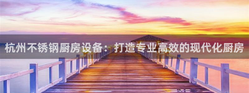 尊龙官网地址：杭州不锈钢厨房设备：打造专业高效的现代化厨房