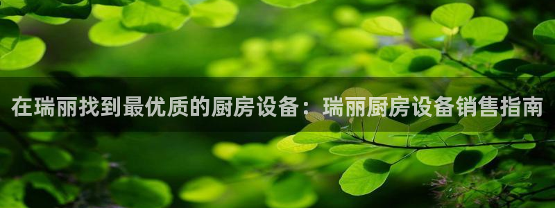 尊龙凯时干什么的：在瑞丽找到最优质的厨房设备：瑞丽厨房设备销