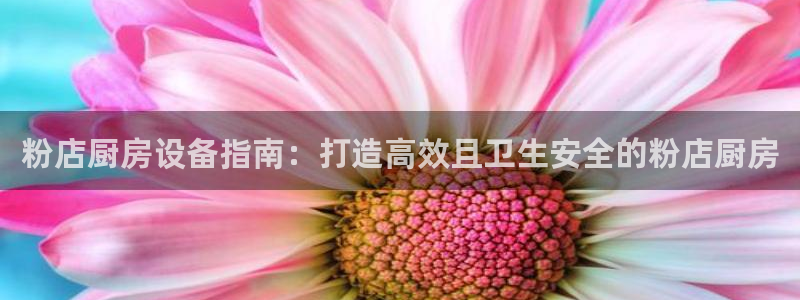 凯时国际app首页：粉店厨房设备指南：打造高效且卫生安全的粉