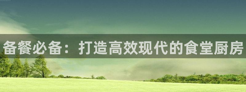 尊龙官网地址：备餐必备：打造高效现代的食